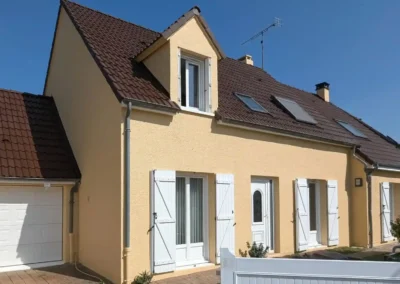 photo apres chantier ravalement de facade et entretien toiture par AFG28 a chartres